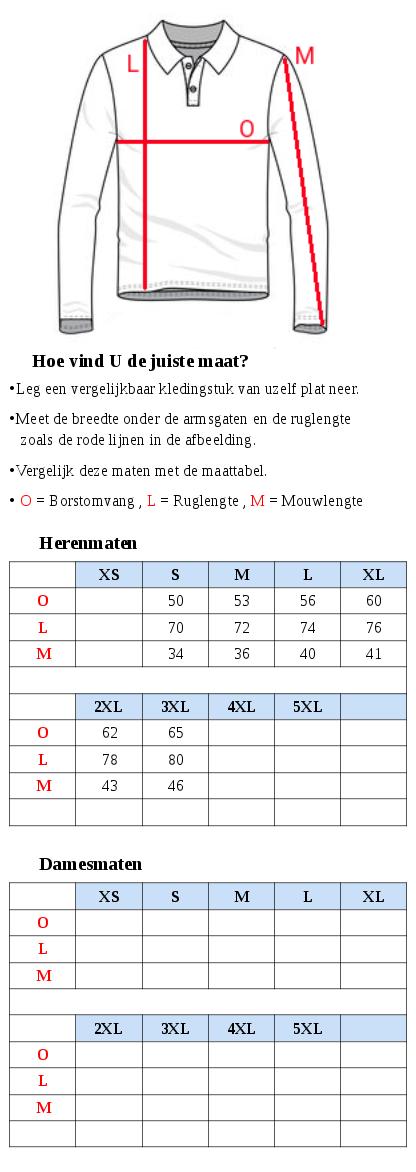 Maattabel kb330