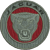 Jaguar grill logo rood