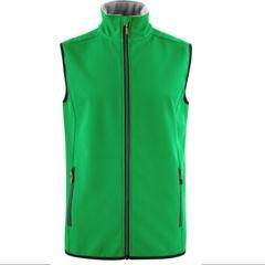 Softshell vest Heren green
